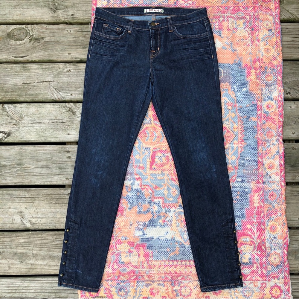 J brand dark wash denim skinny jeans